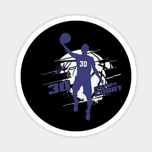 Steph Curry Golden State Silhouette Magnet